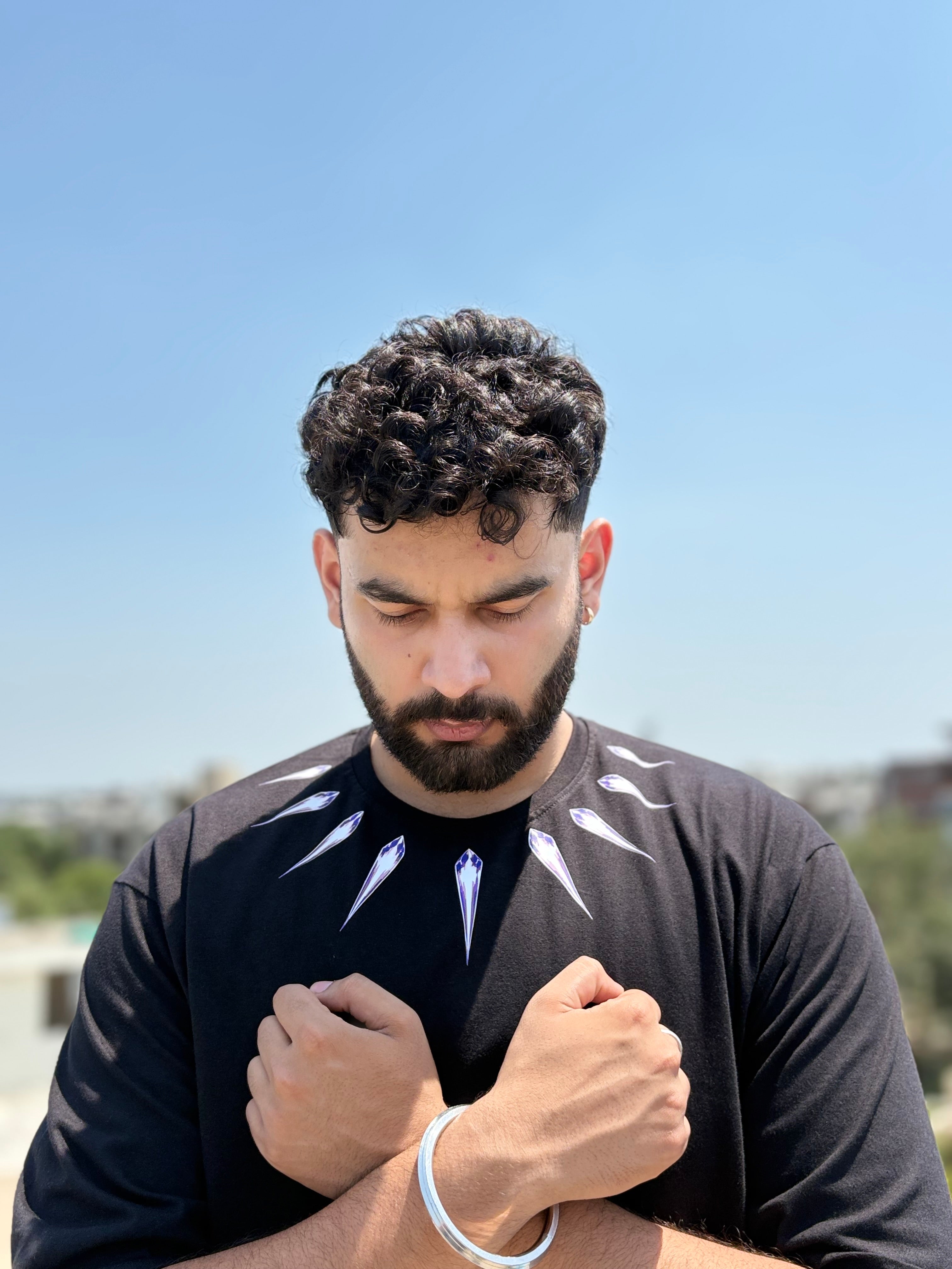 Wakanda Rune: Midnight Legacy Oversized Tee