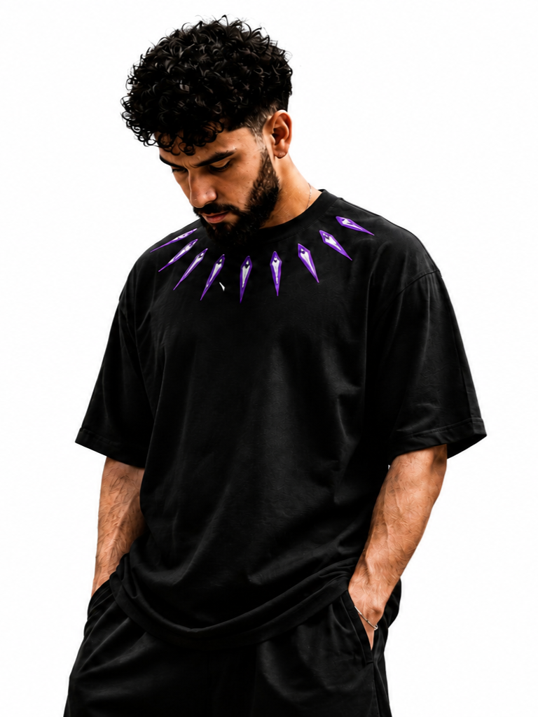 Wakanda Rune: Midnight Legacy Oversized Tee